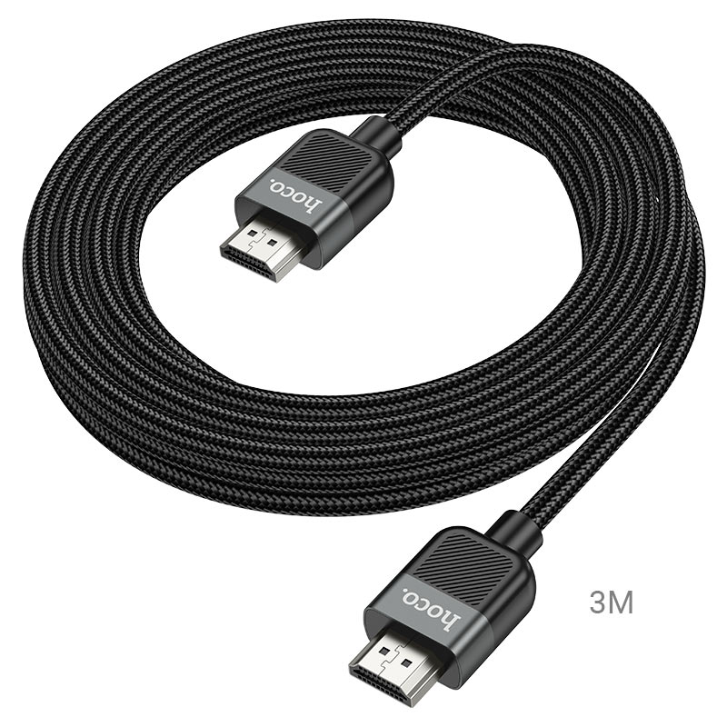 Hoco Us09 Cutting Edge 4K Hdtv To Hdtv Video Cable 18Gbps Transfer Speed Supports 4K 60Hz Hdtv2 0 Aluminum Alloy Nylon Braid Available In 1M 2M 3M And 5M Lengths“ Premium Quality, Stylish & Durable Protective Case